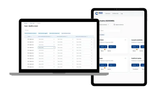 Anteprima del progetto Netech: nuova UX per la taratura antiriciclaggio bancaria